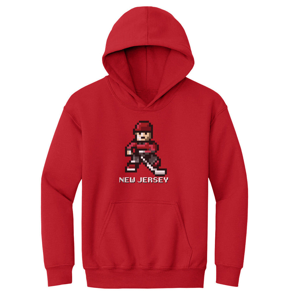 New Jersey Hockey 8-bit WHT