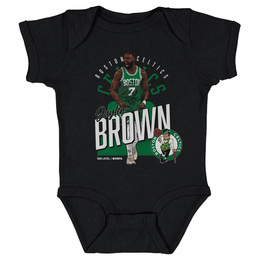 Jaylen Brown Boston Celtics Shield WHT