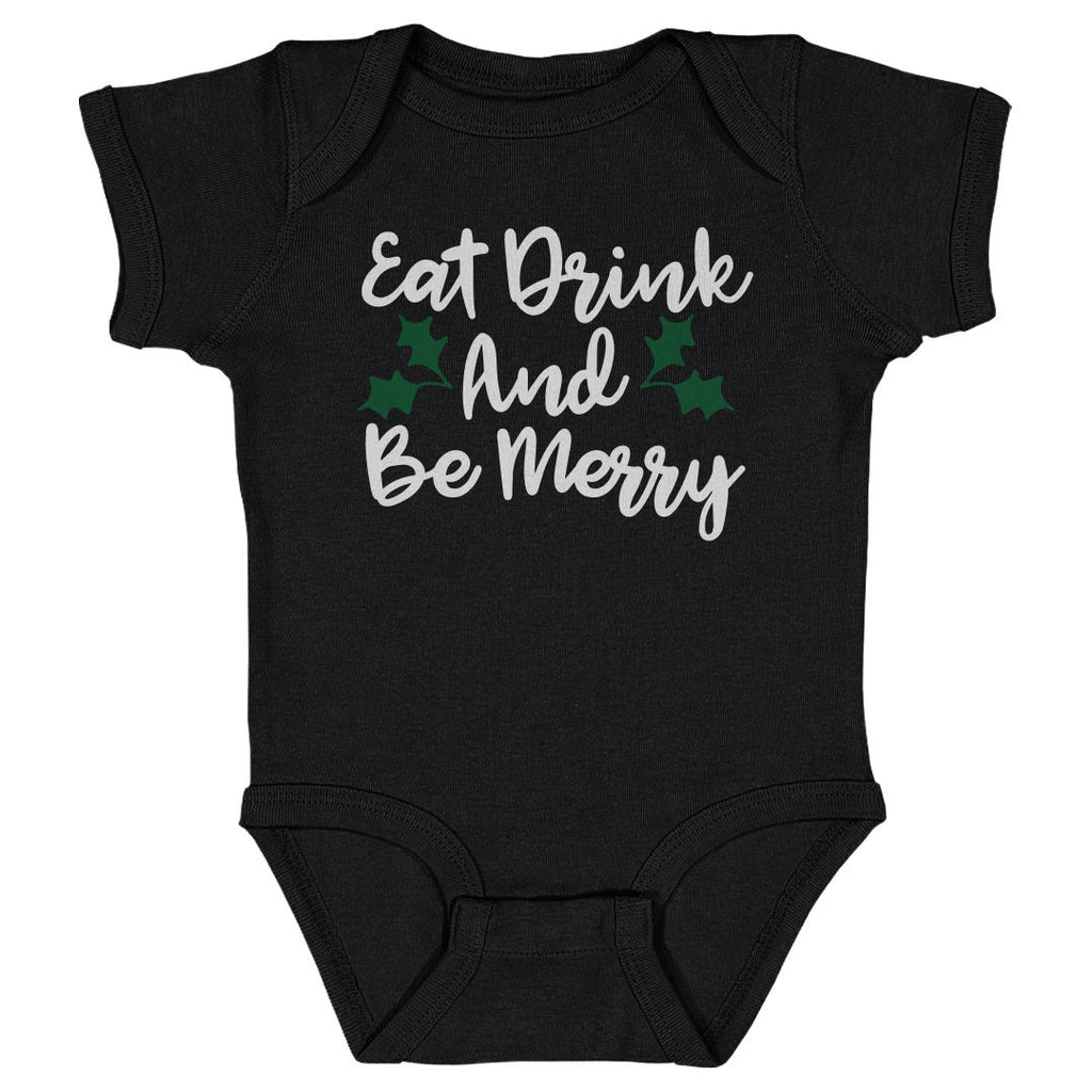 Christmas Eat Drink And Be Merry WHT