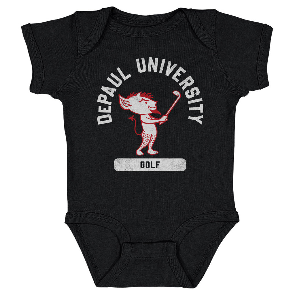 DePaul Blue Demons Mascot Golf WHT