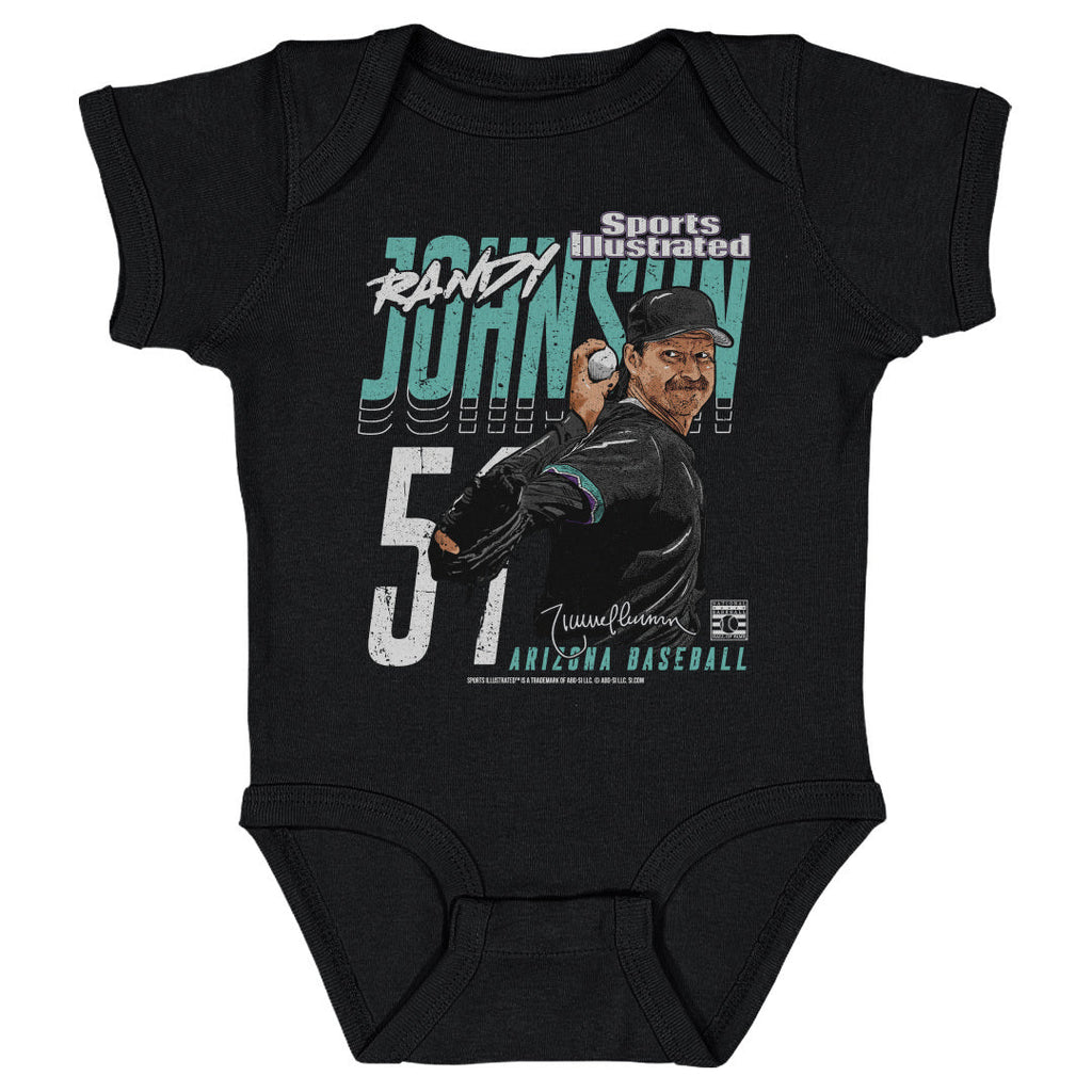 Randy Johnson Sports Illustrated & Arizona Player Name WHT