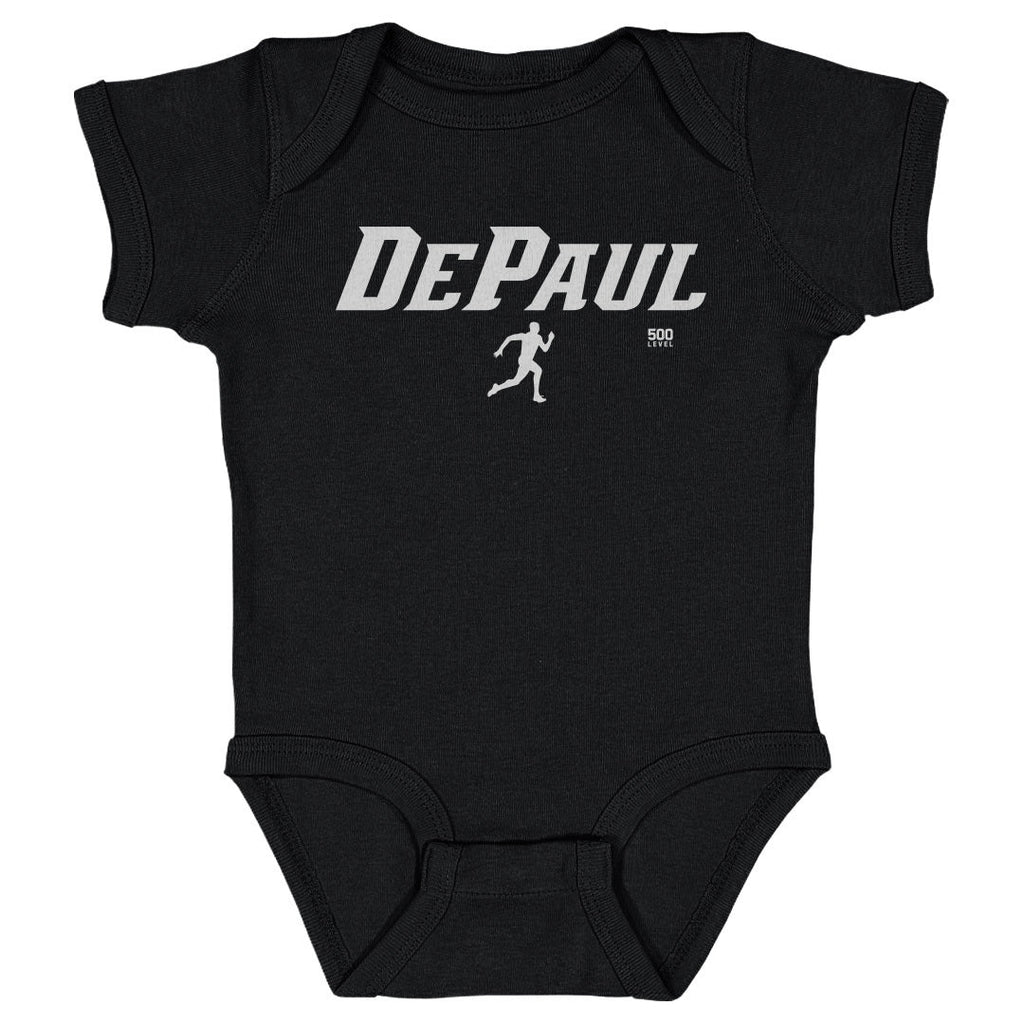 DePaul Blue Demons Track & Field Minimalist WHT