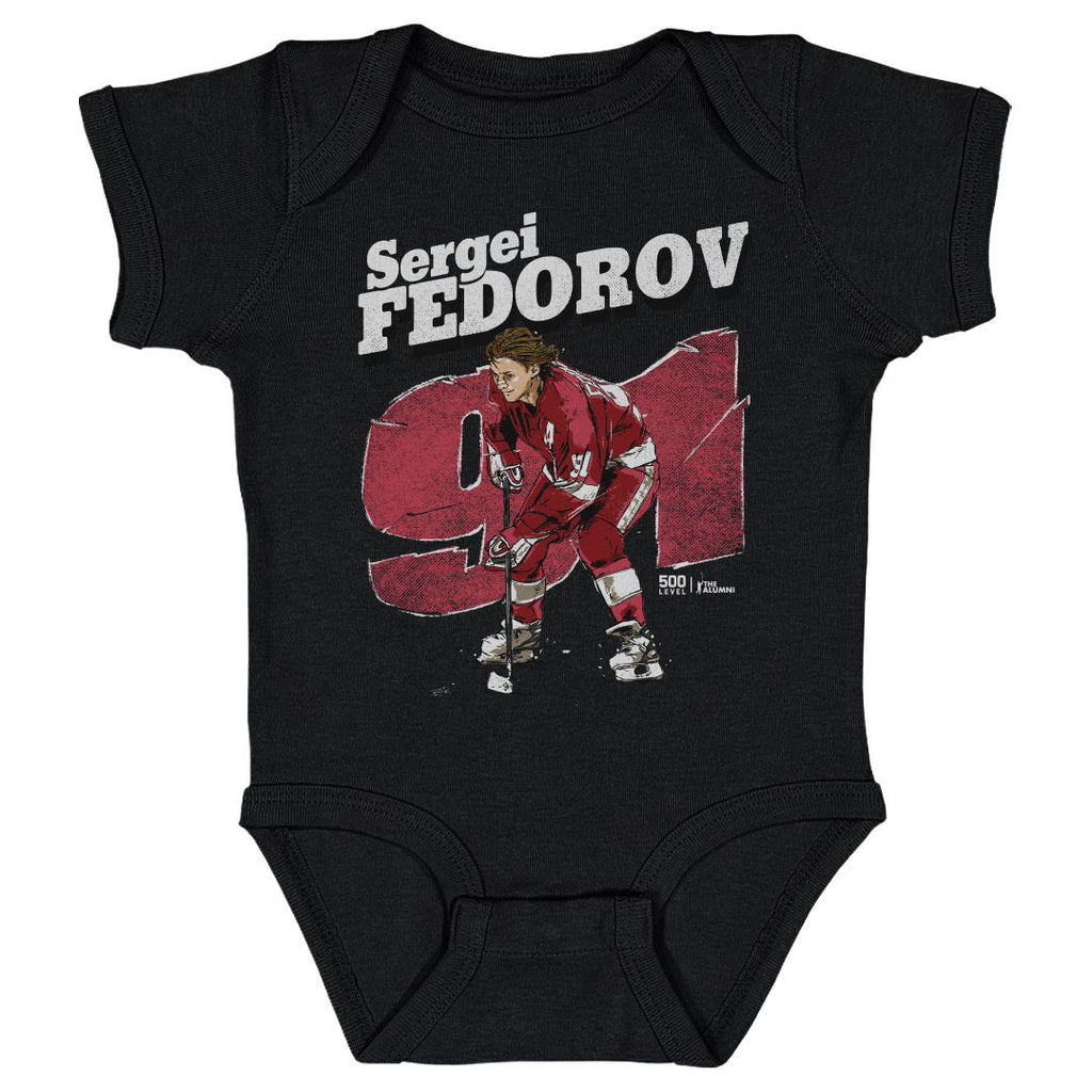 Sergei Fedorov Detroit Retro WHT
