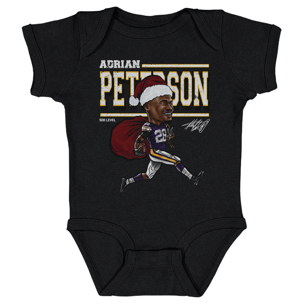 Adrian Peterson Minnesota Cartoon Santa Hat WHT