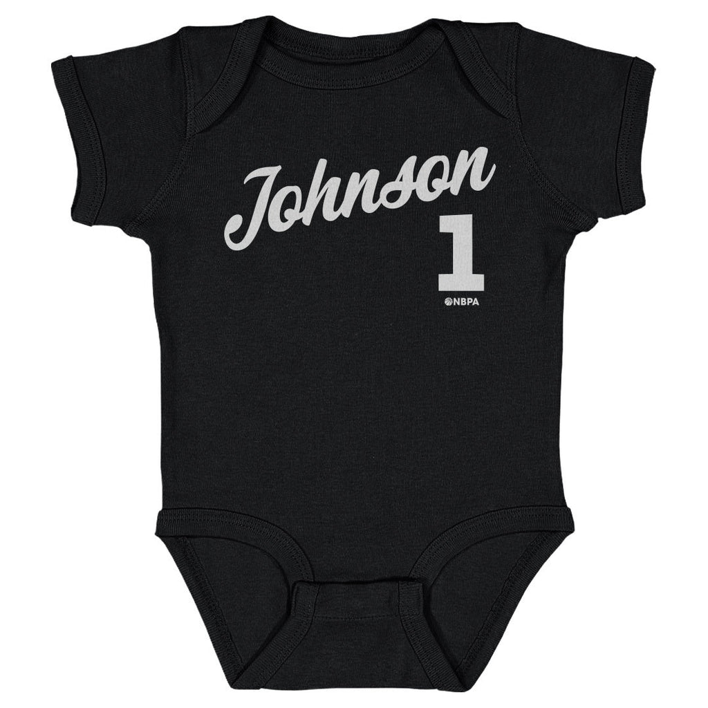Jalen Johnson Atlanta Script WHT