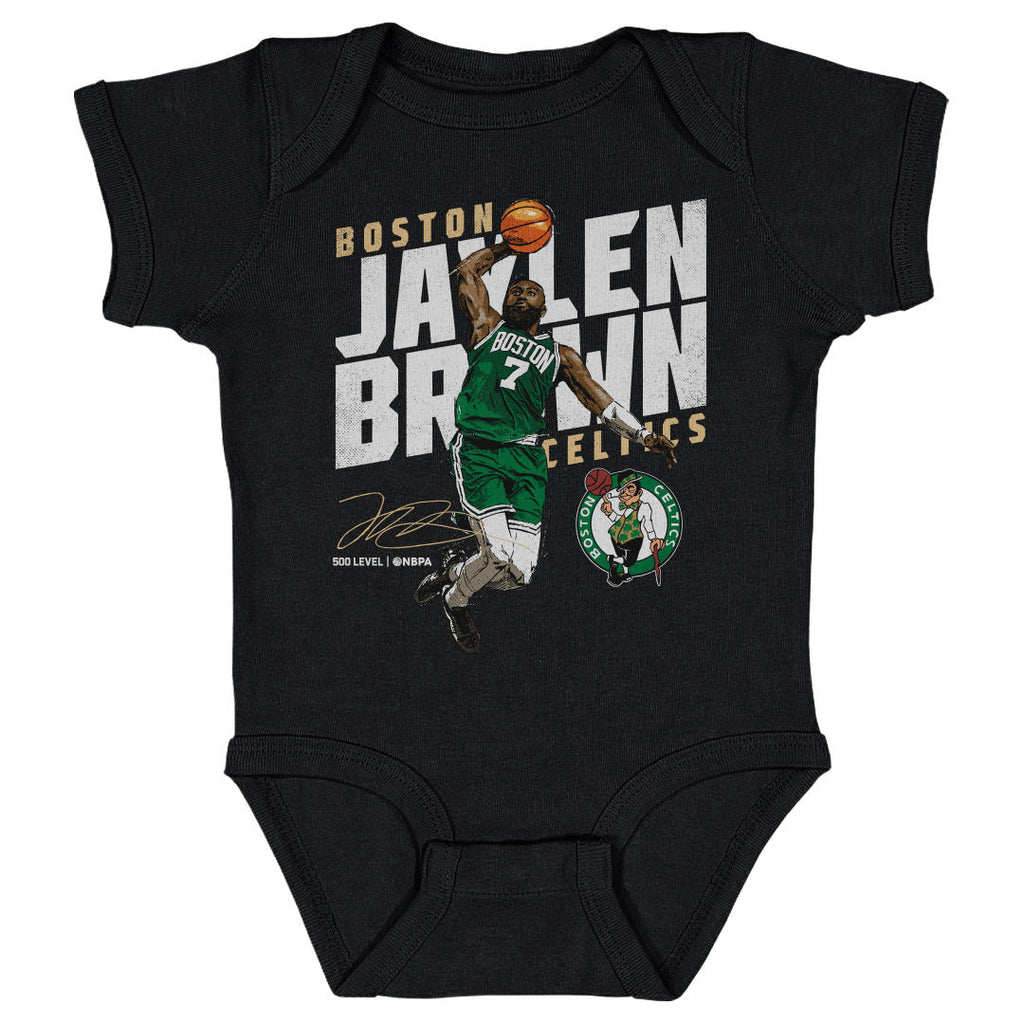 Jaylen Brown Boston Celtics Slant WHT
