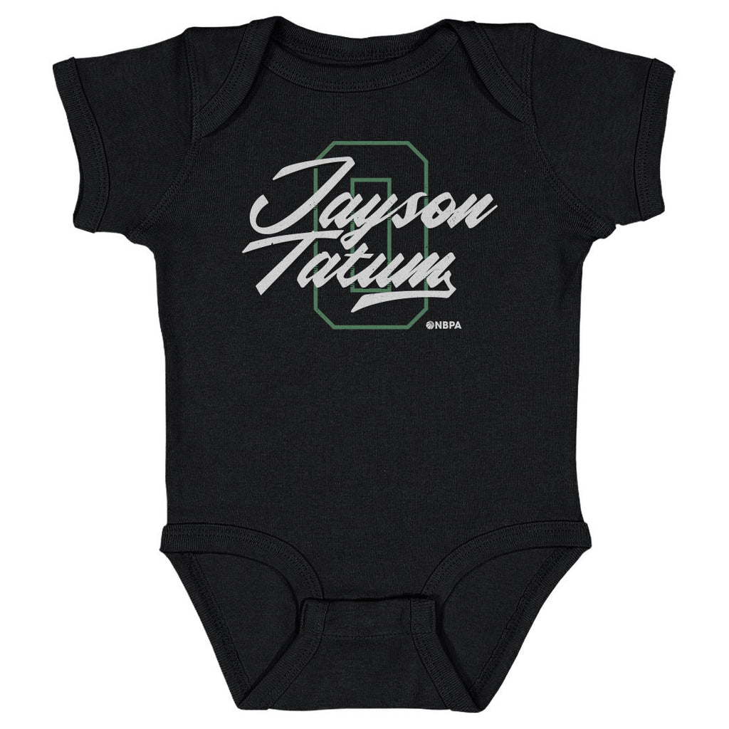 Jayson Tatum Boston Number Script WHT