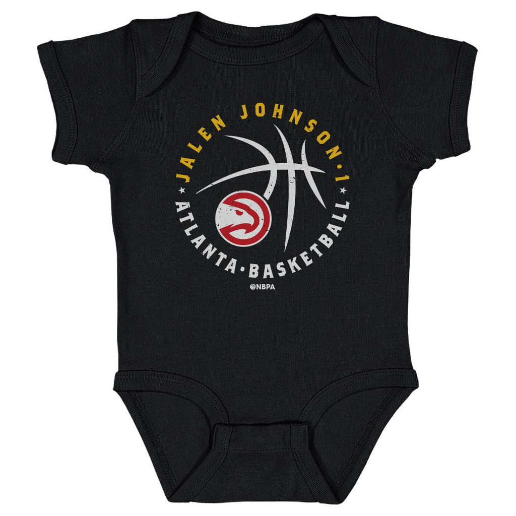 Jalen Johnson Atlanta Hawks Player Ball WHT