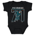 Macklin Celebrini San Jose Number Outline WHT