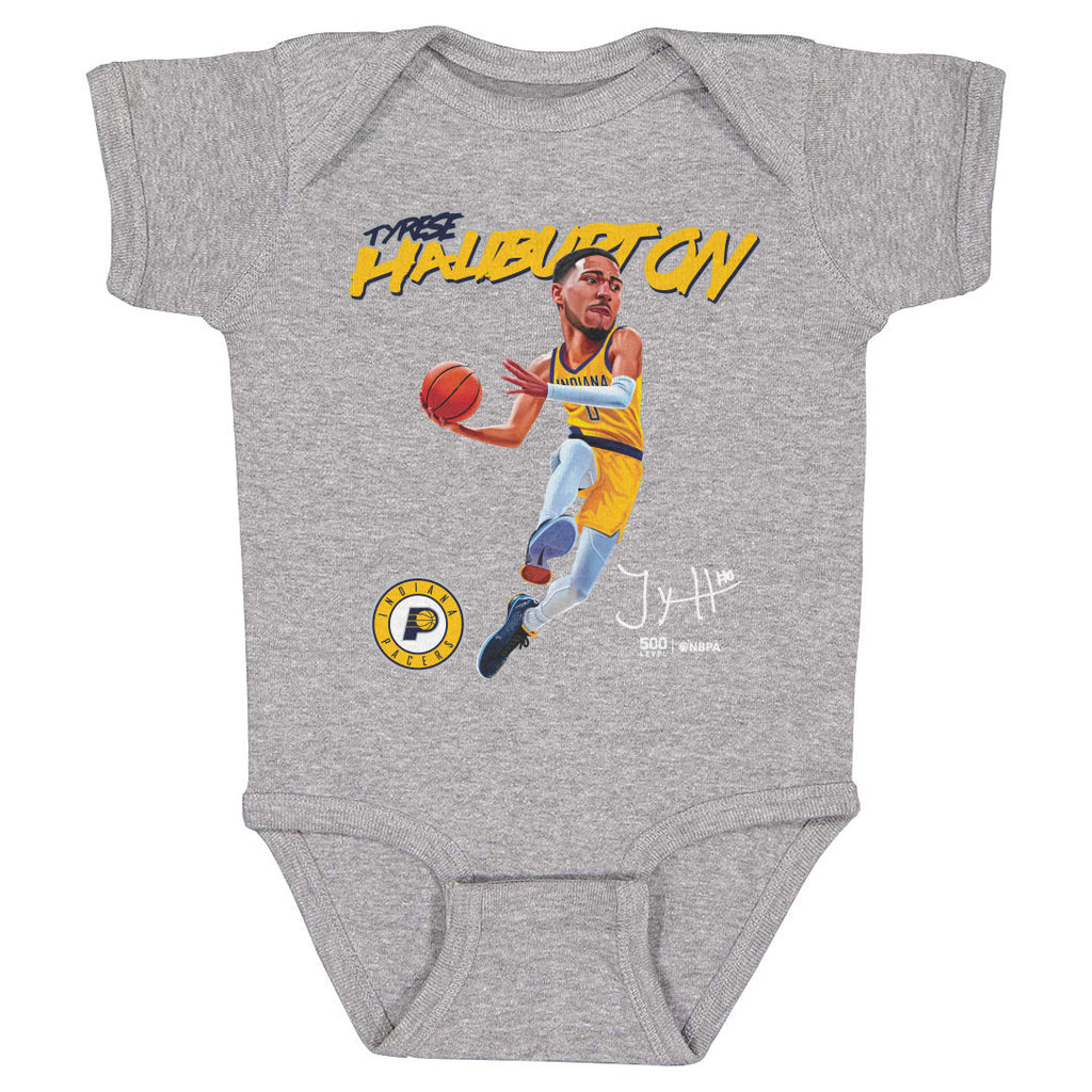 Tyrese Haliburton Indiana Pacers Caricature WHT