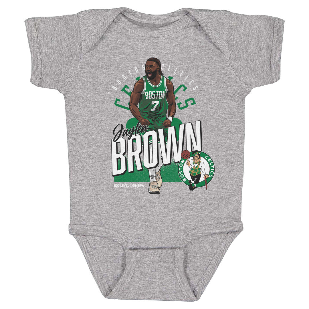 Jaylen Brown Boston Celtics Shield WHT