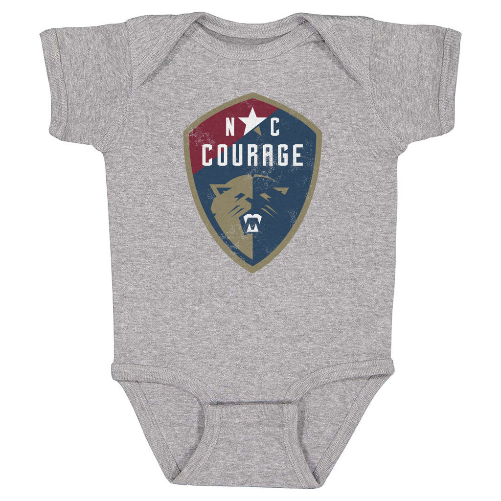 North Carolina Courage Vintage Primary Logo WHT