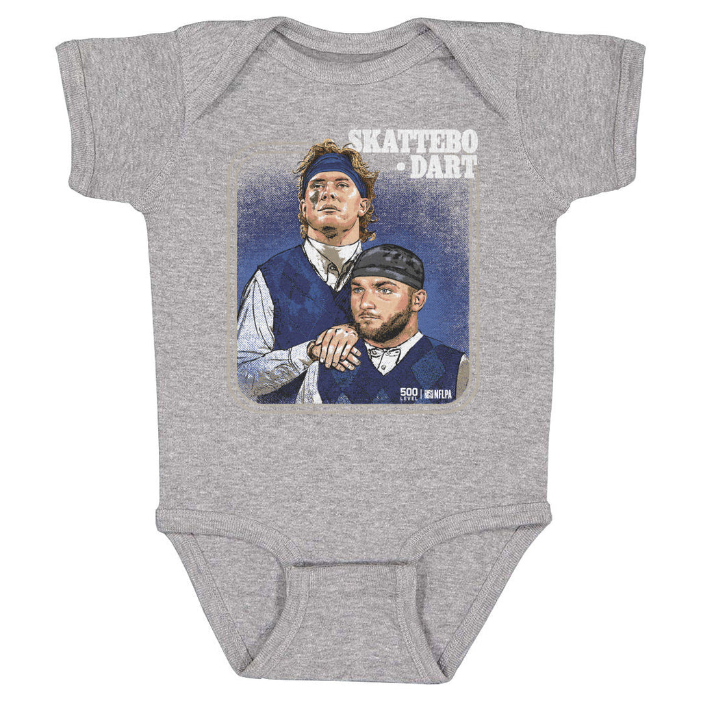 Jaxson Dart & Cam Skattebo New York G Step Brothers WHT