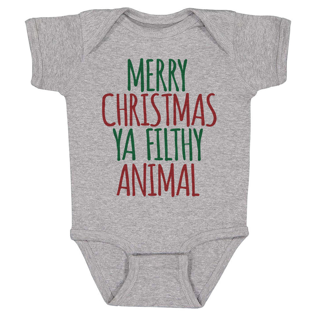 Christmas Merry Christmas Ya Filthy Animal