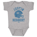 Justin Herbert Los Angeles C Helmet Font
