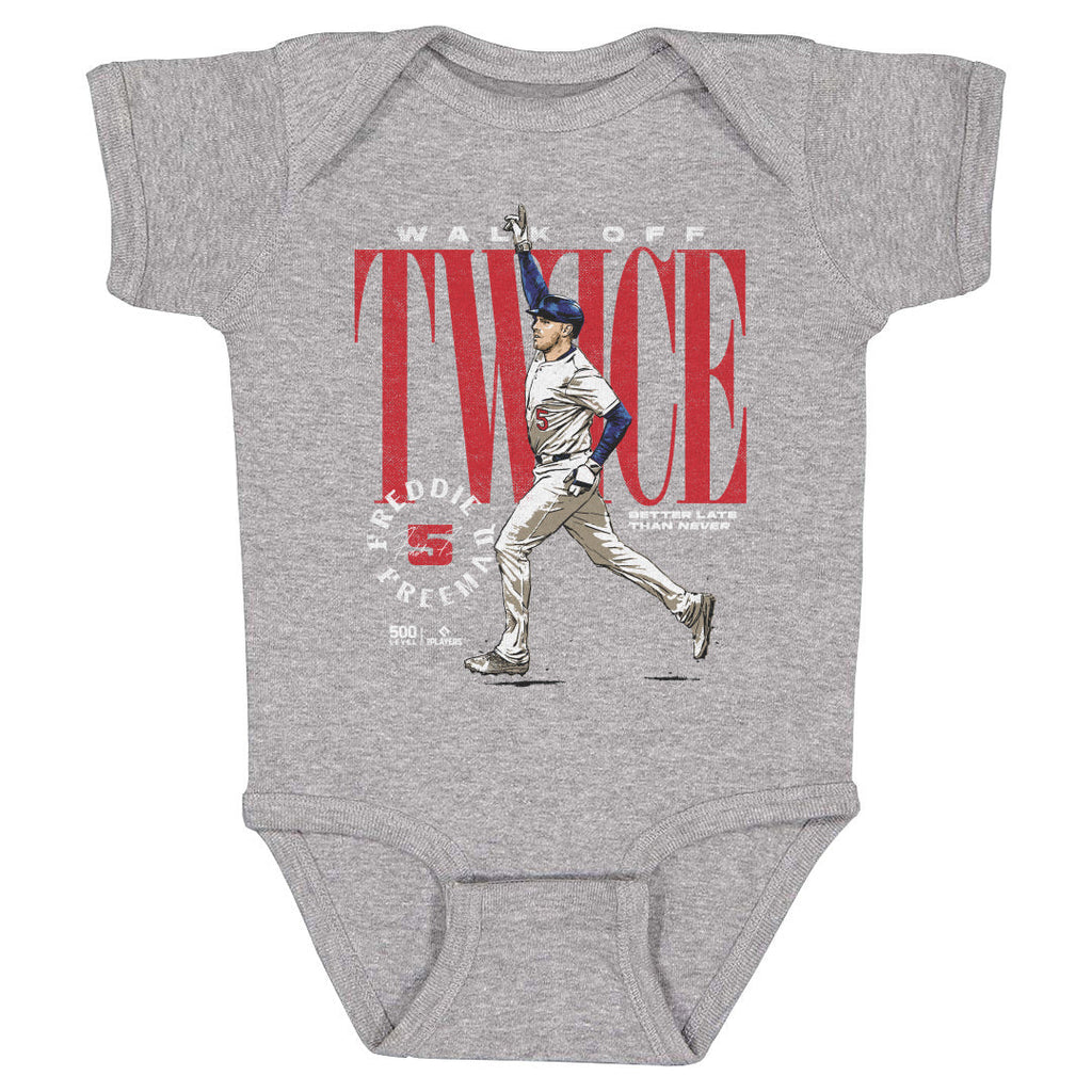 Freddie Freeman Los Angeles D Walk Off Twice WHT