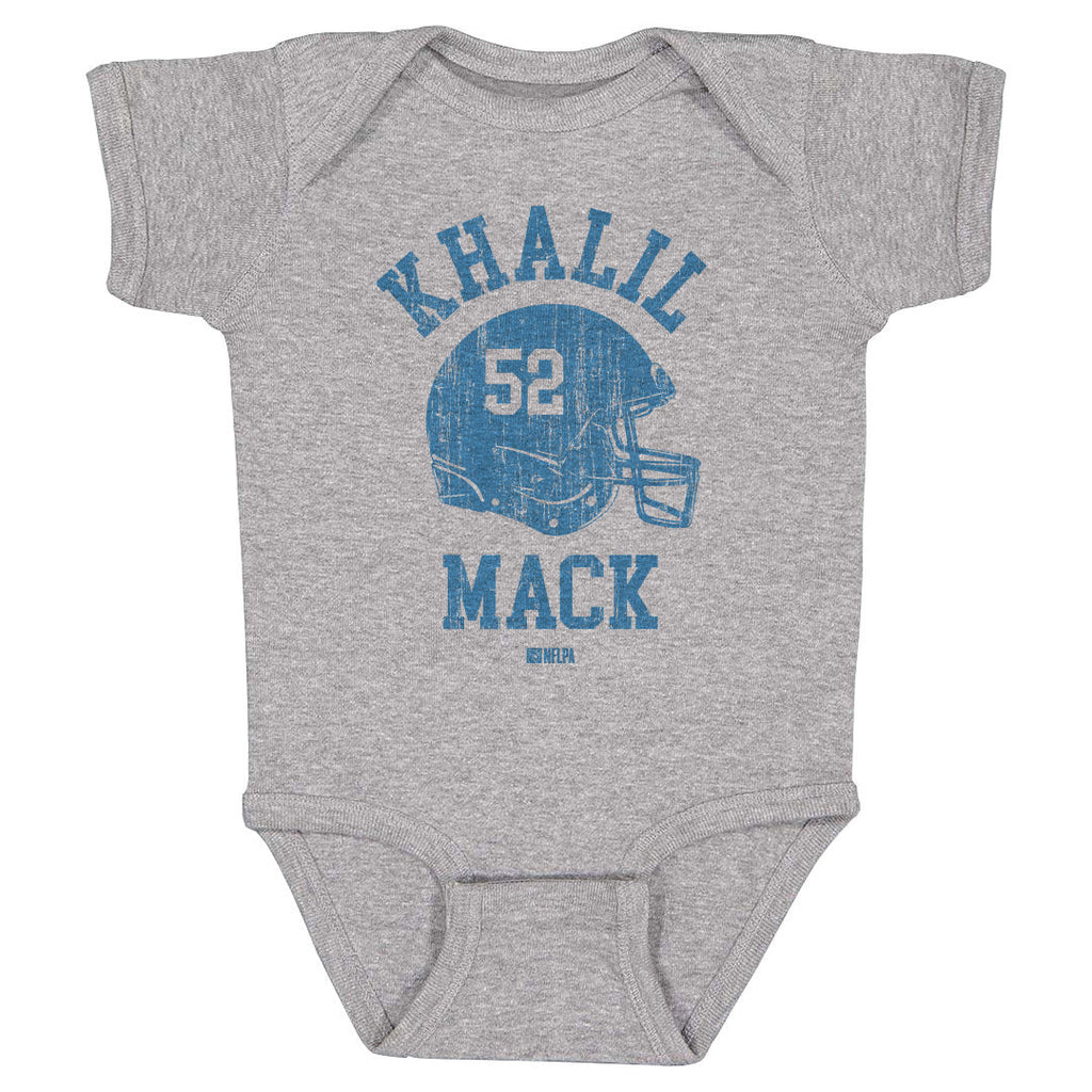 Khalil Mack Los Angeles C Helmet Font