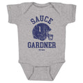 Sauce Gardner Indianapolis Helmet Font