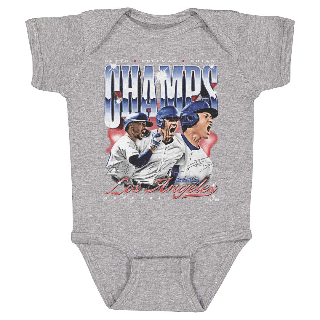 Los Angeles Baseball 2024 Champs Trio Vintage WHT