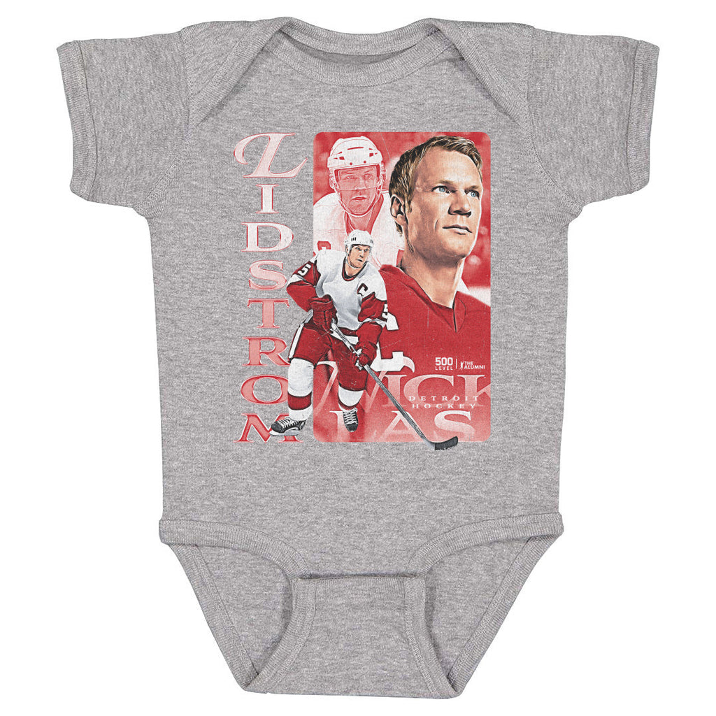 Nicklas Lidstrom Detroit Vintage WHT