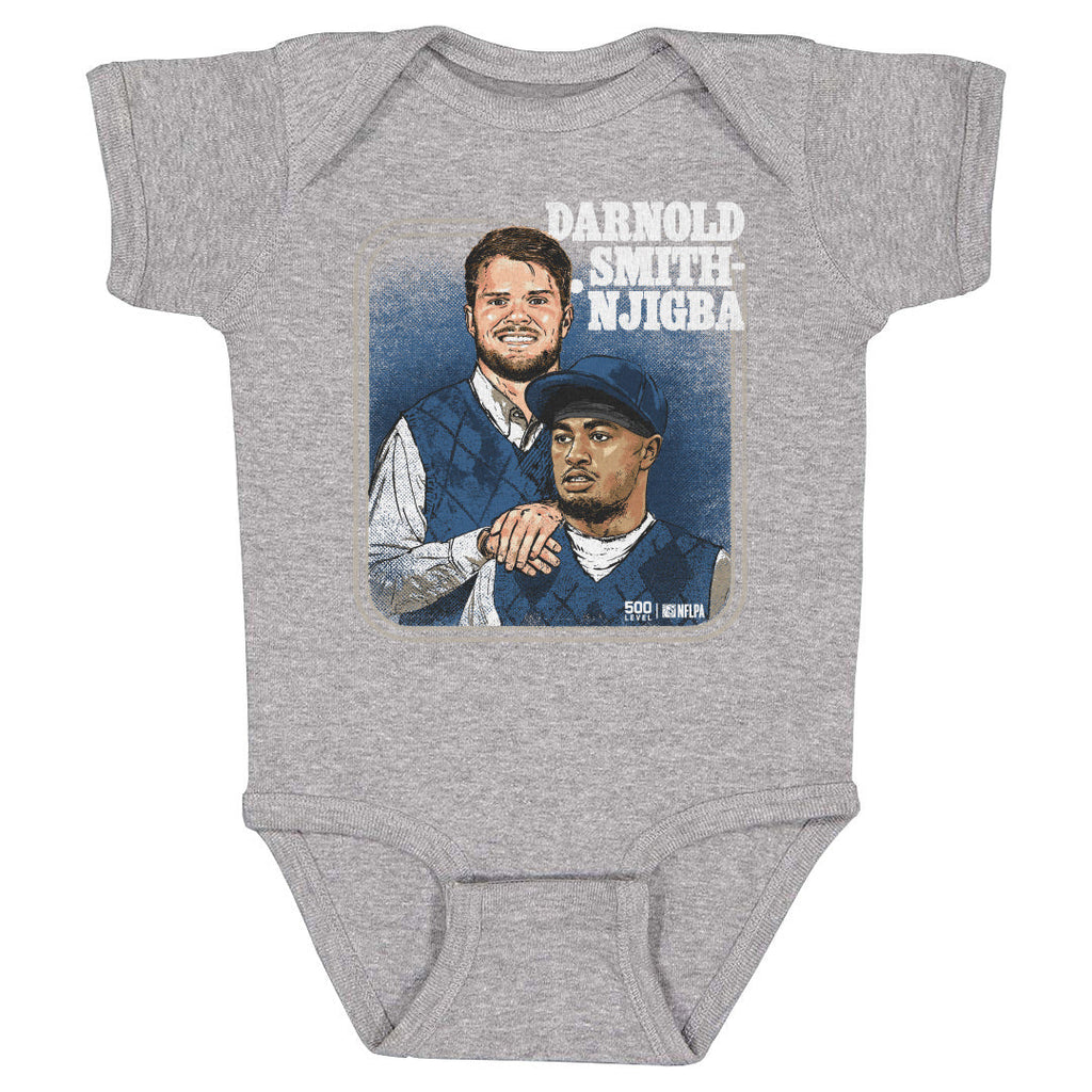 Sam Darnold & Jaxon Smith-Njigba Seattle Step Brothers WHT
