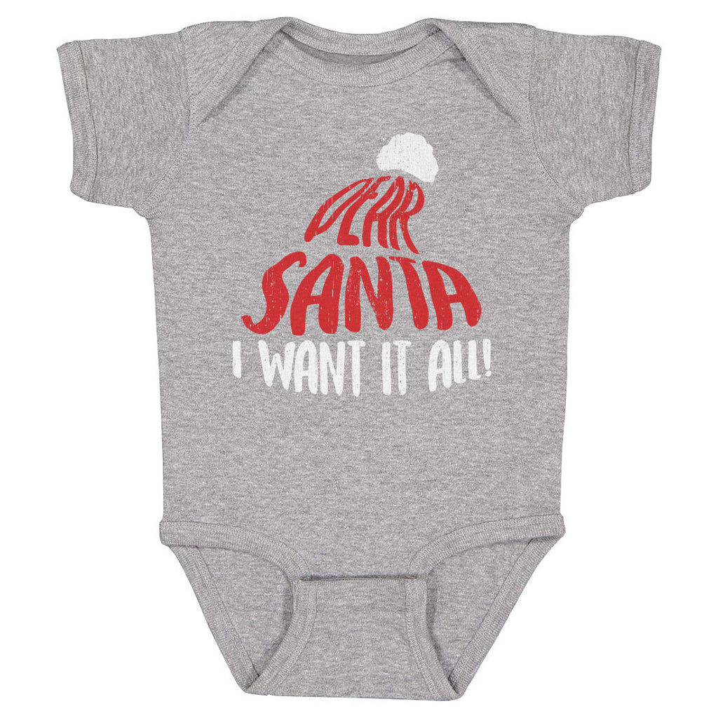 Christmas Dear Santa I Want It All WHT