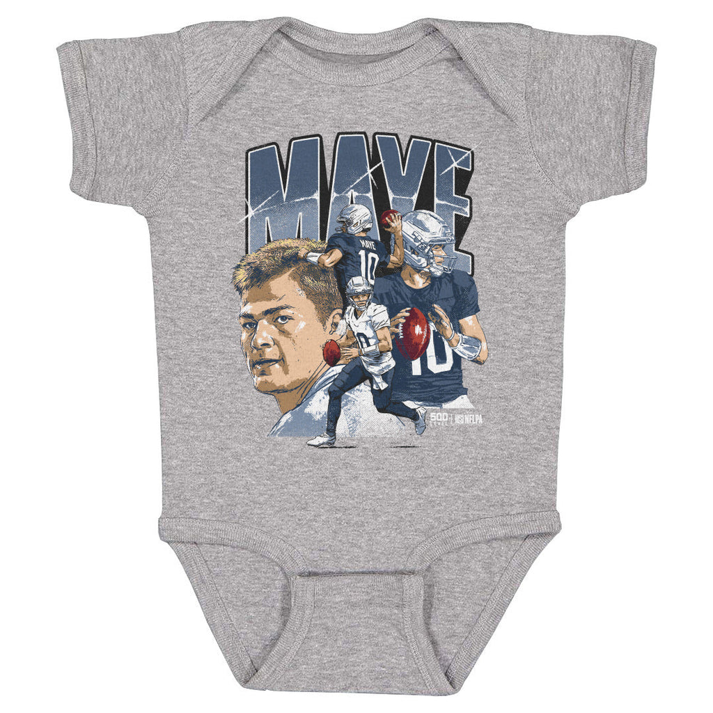 Drake Maye New England Collage WHT