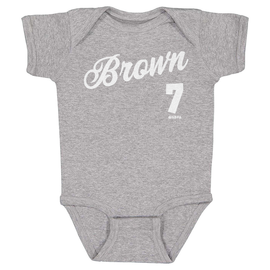 Jaylen Brown Boston Script WHT