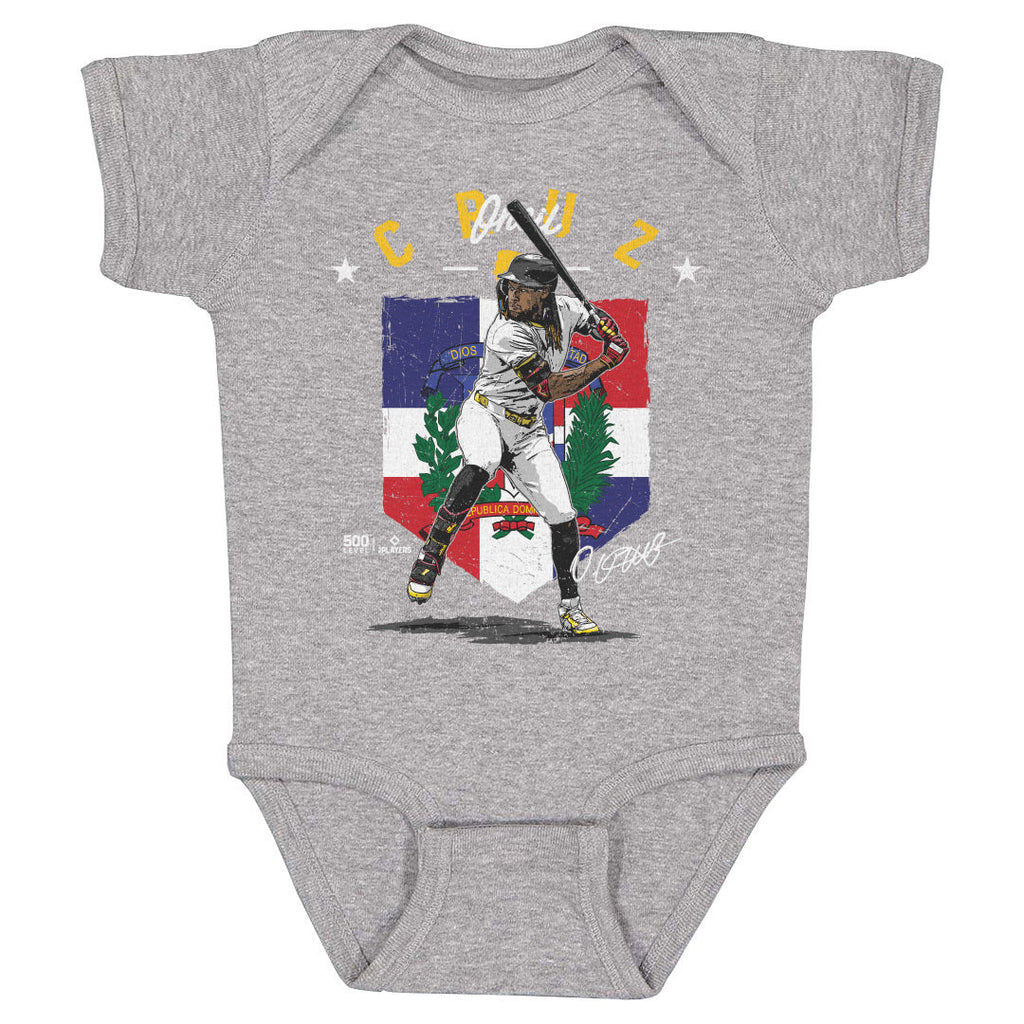 Oneil Cruz Pittsburgh Country Flag WHT