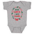 Christmas Dear Santa I Was Framed WHT