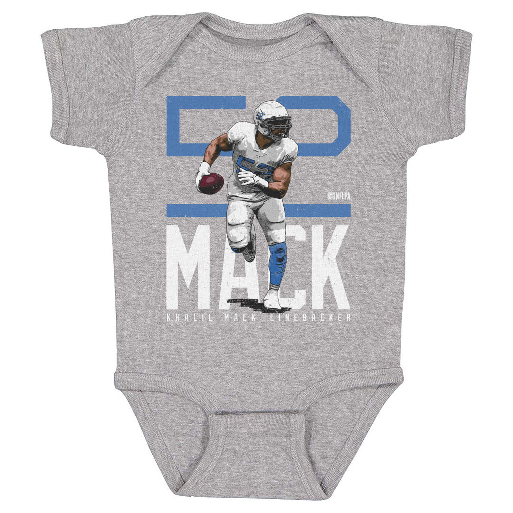 Khalil Mack Los Angeles C Bold Number WHT