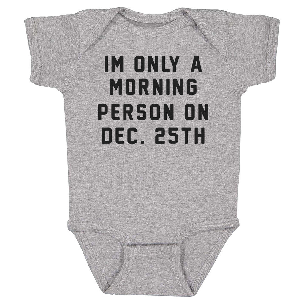 Christmas Morning Person On Christmas