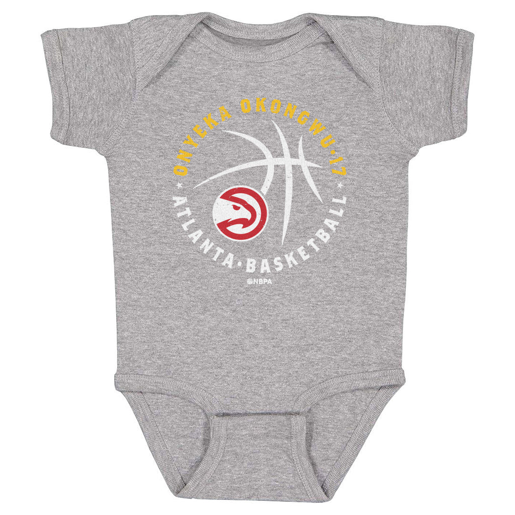 Onyeka Okongwu Atlanta Hawks Player Ball WHT