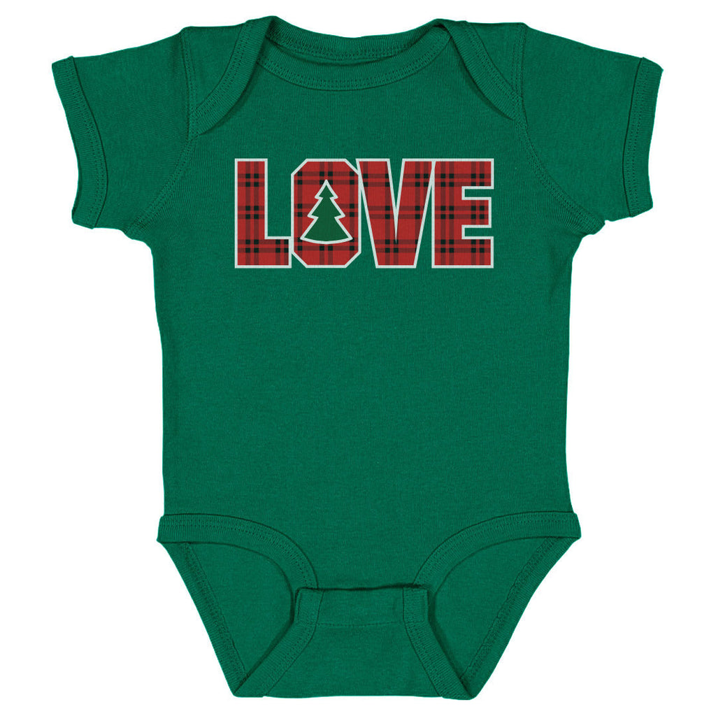 Christmas LOVE Christmas Plaid WHT