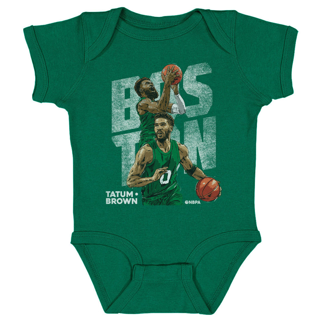 Jayson Tatum & Jaylen Brown Boston Duo WHT