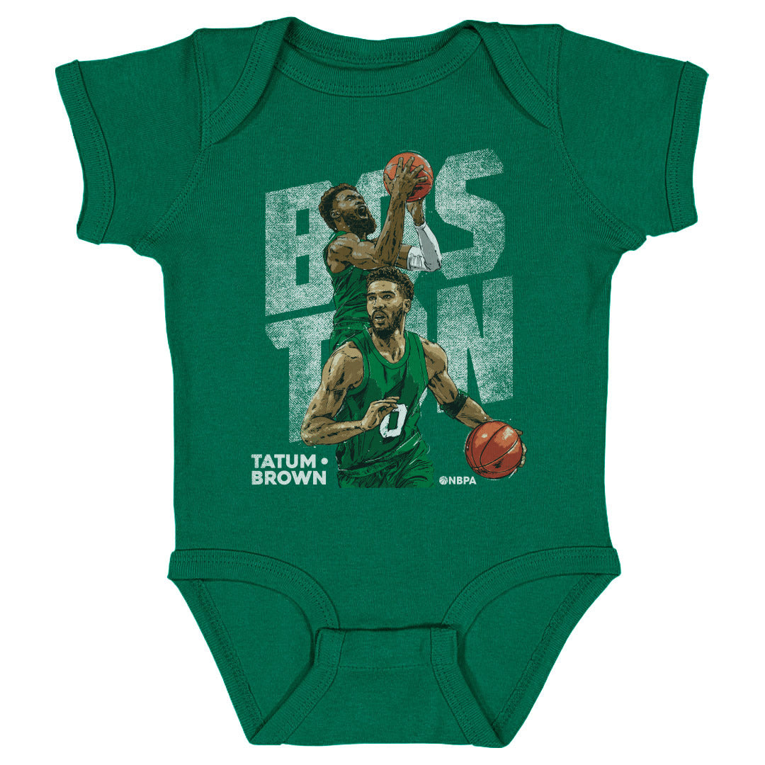 Jayson Tatum & Jaylen Brown Boston Duo WHT