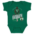 Jaylen Brown Boston Celtics Shield WHT