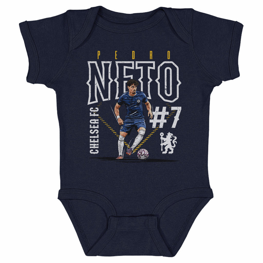Pedro Neto Chelsea FC Outline Number WHT
