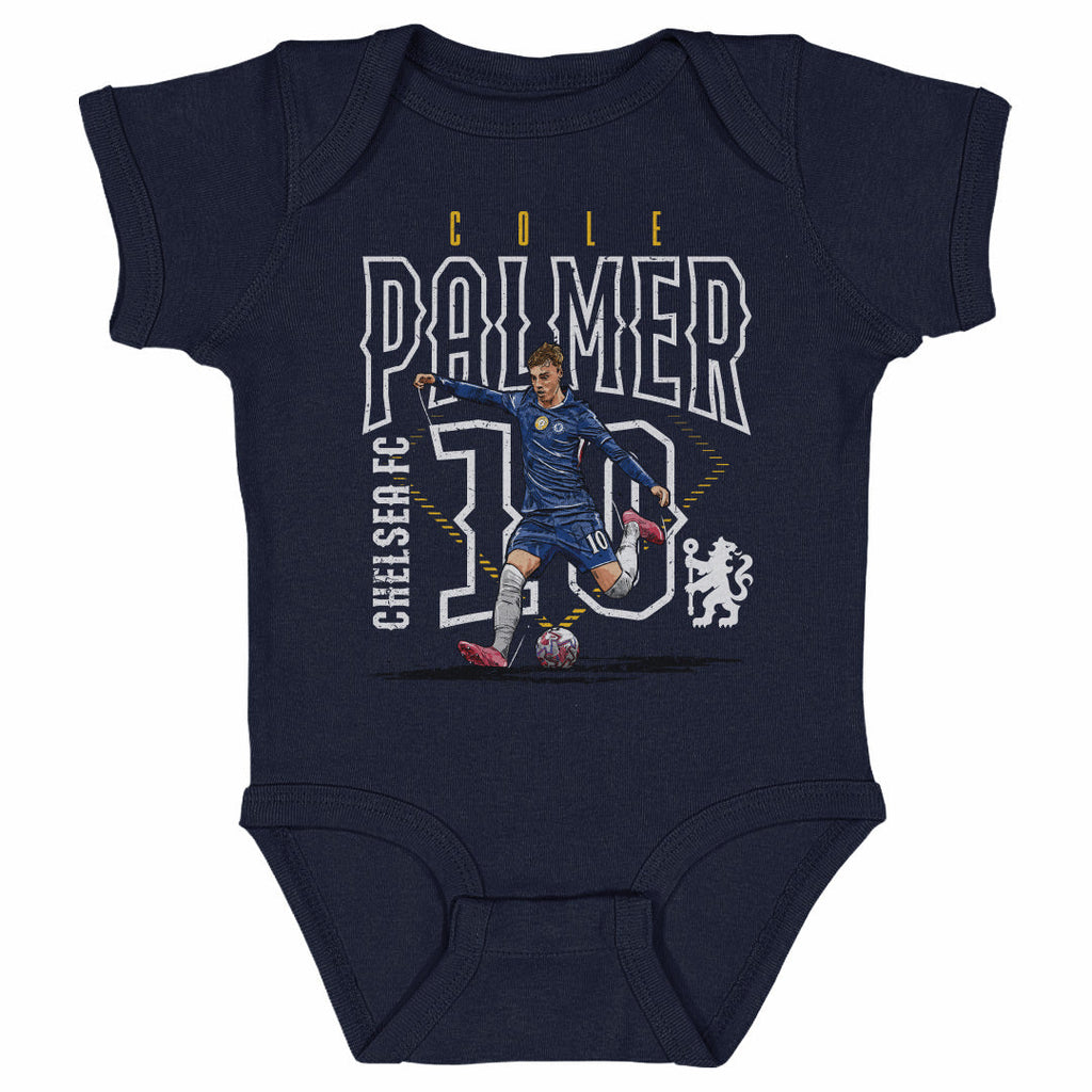 Cole Palmer Chelsea FC Outline Number WHT