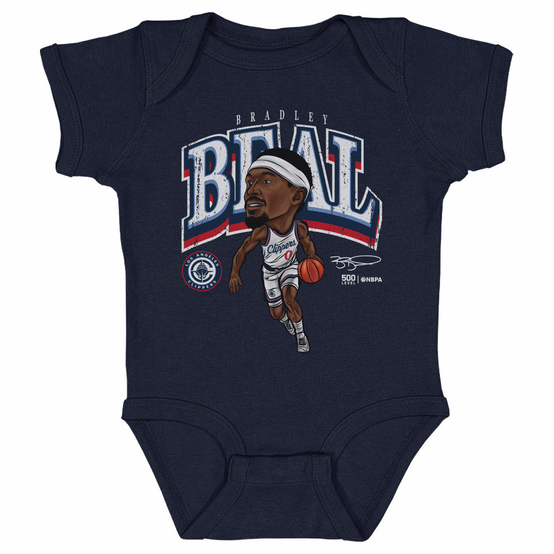 Bradley Beal Los Angeles Clippers Cartoon WHT