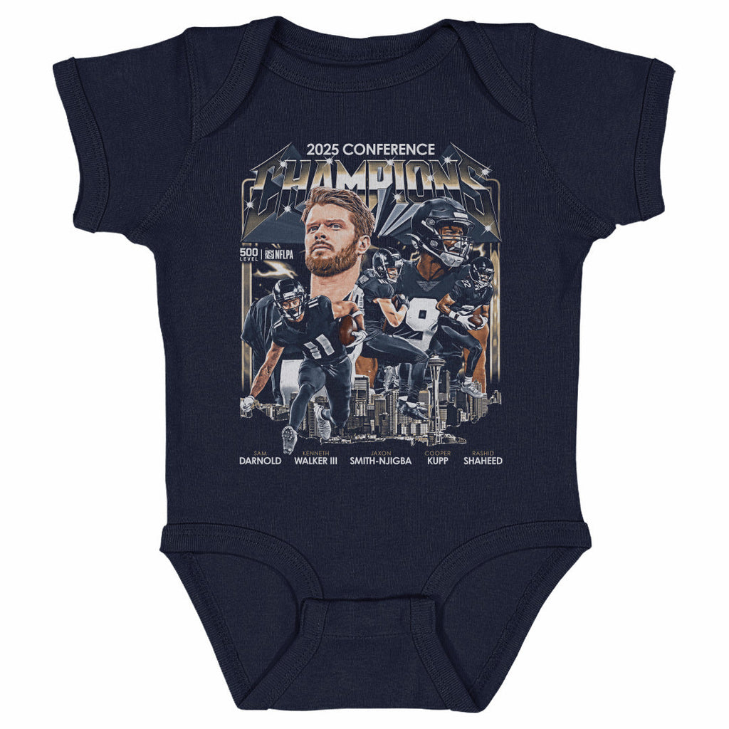 Seattle Football 2025 Conference Champions Vintage WHT