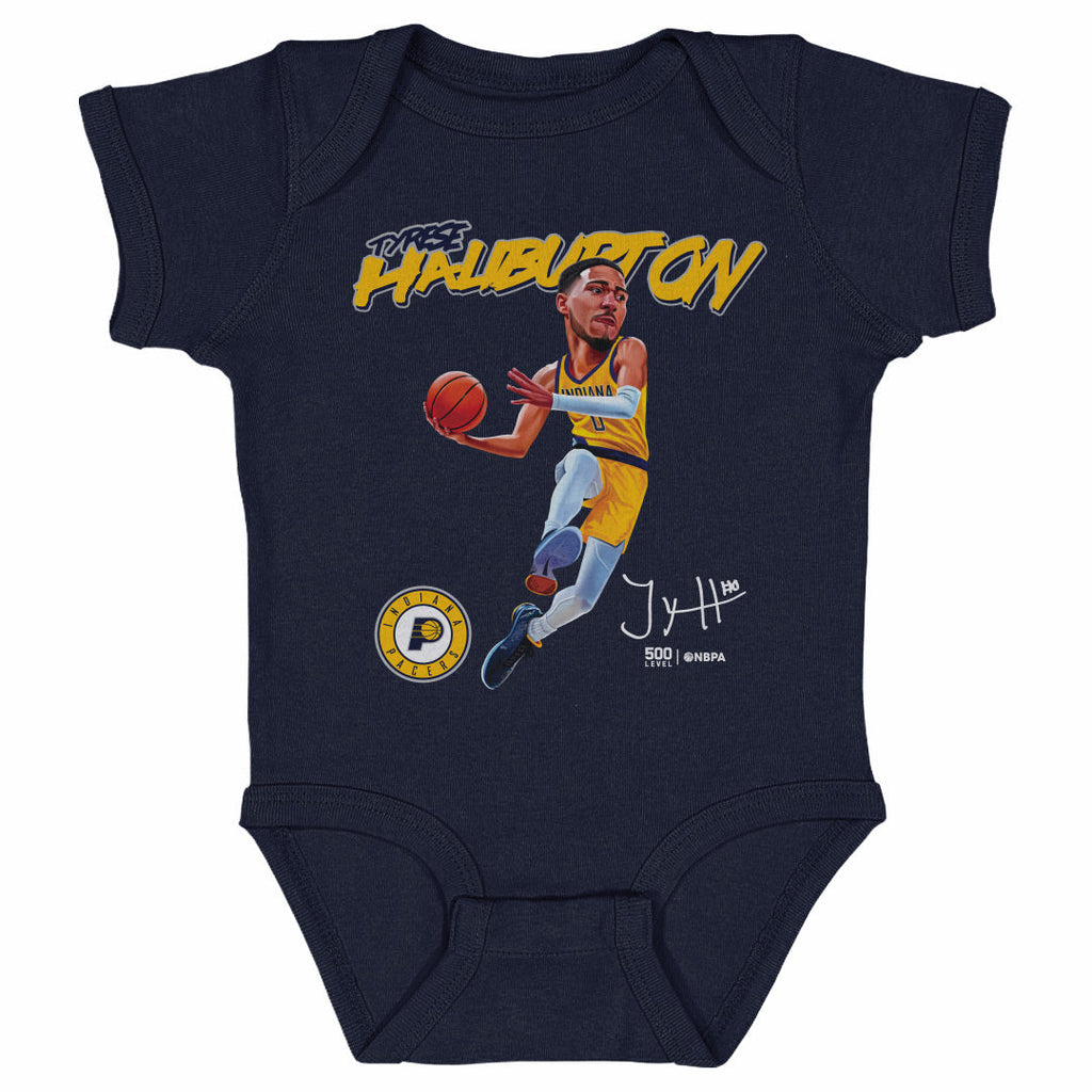 Tyrese Haliburton Indiana Pacers Caricature WHT