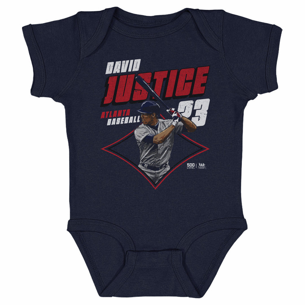 David Justice Atlanta Diamond WHT