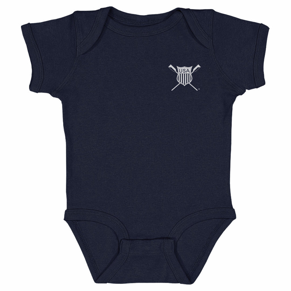 USRowing Emblem Pocket White WHT