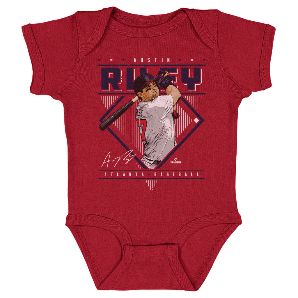Austin Riley Atlanta Diamond Name WHT