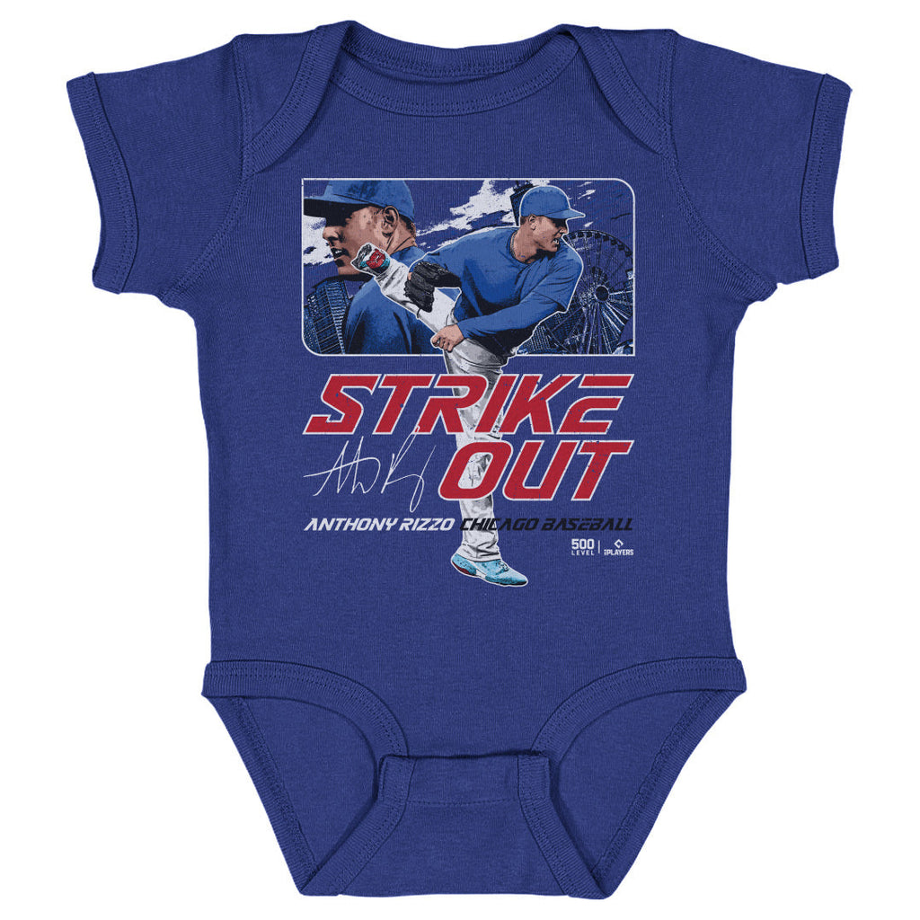 Anthony Rizzo Chicago C Strikeout WHT