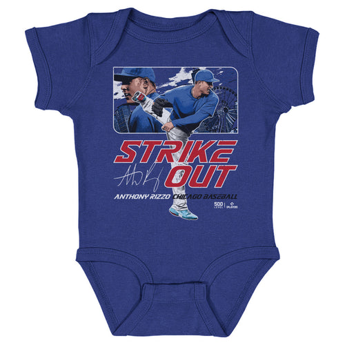 Anthony Rizzo Chicago C Strikeout WHT