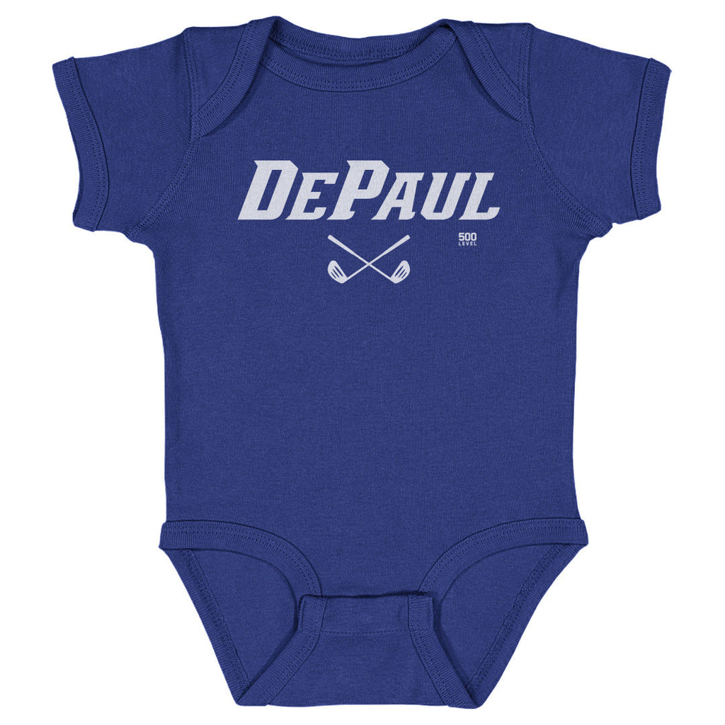 DePaul Blue Demons Golf Minimalist WHT