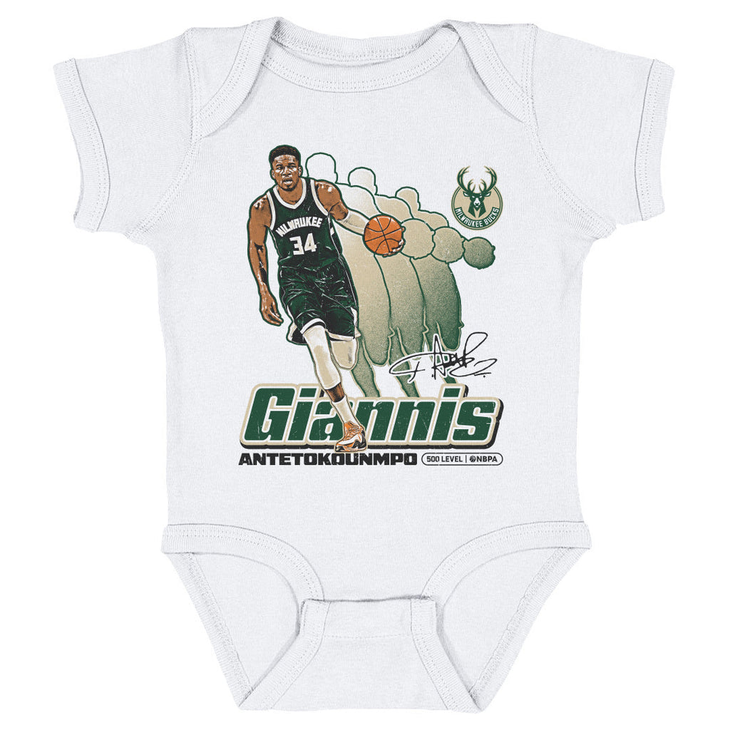 Giannis Antetokounmpo Milwaukee Bucks Retro