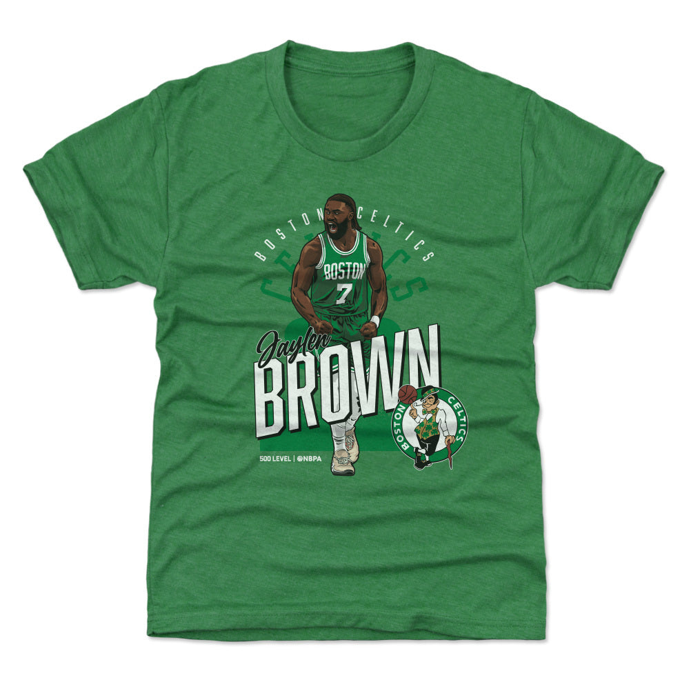 Jaylen Brown Boston Celtics Shield WHT